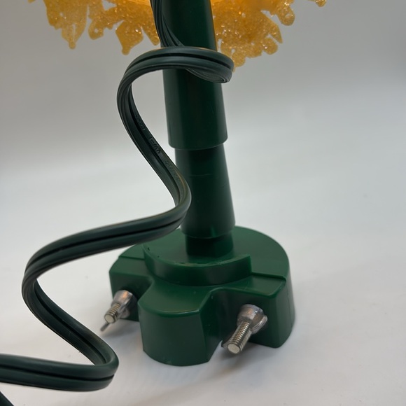 VTG Bradford Novelty Snowflake Tree Topper Spins Works - Picture 5 of 7